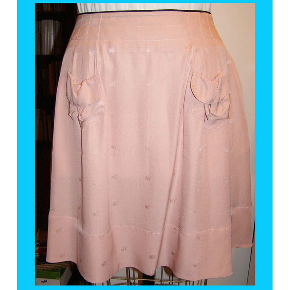 SEE by Chloe cute Silk skirt size 8 Parisian chic - Picture 2 of 8